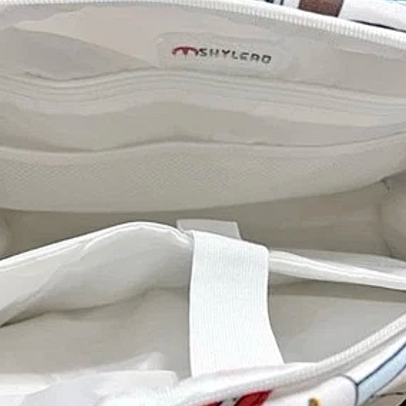 SHYLERO………..School themed Waterproof Utility Tote Bag with 21 Pockets. New w/Tag - Picture 5 of 14